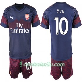 Camisolas de Futebol Arsenal FC Mesut Ozil 10 Criança Equipamento Alternativa 2018/19 Manga Curta